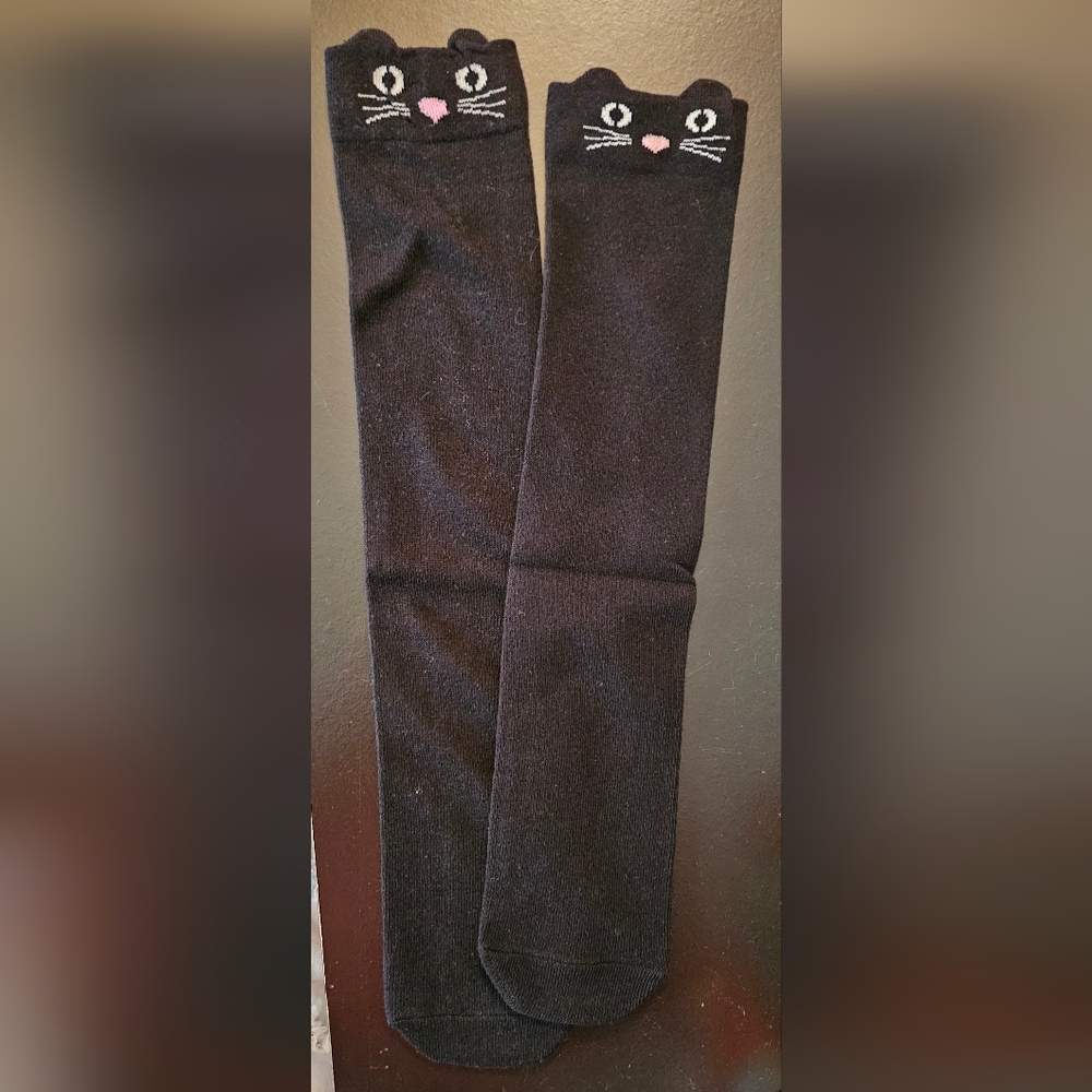 NWOT Bonanza Cat Knee Socks
